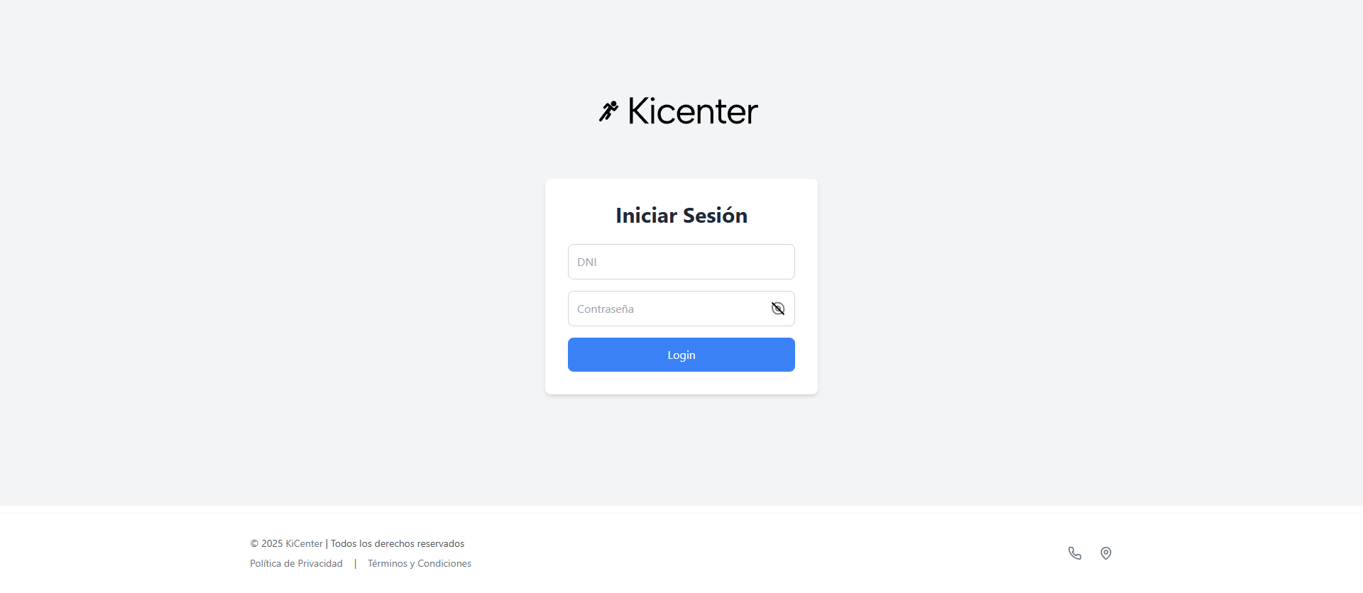 Página de inicio de sesión